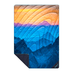 Original Puffy Blanket - Misty Peaks Mountainscape