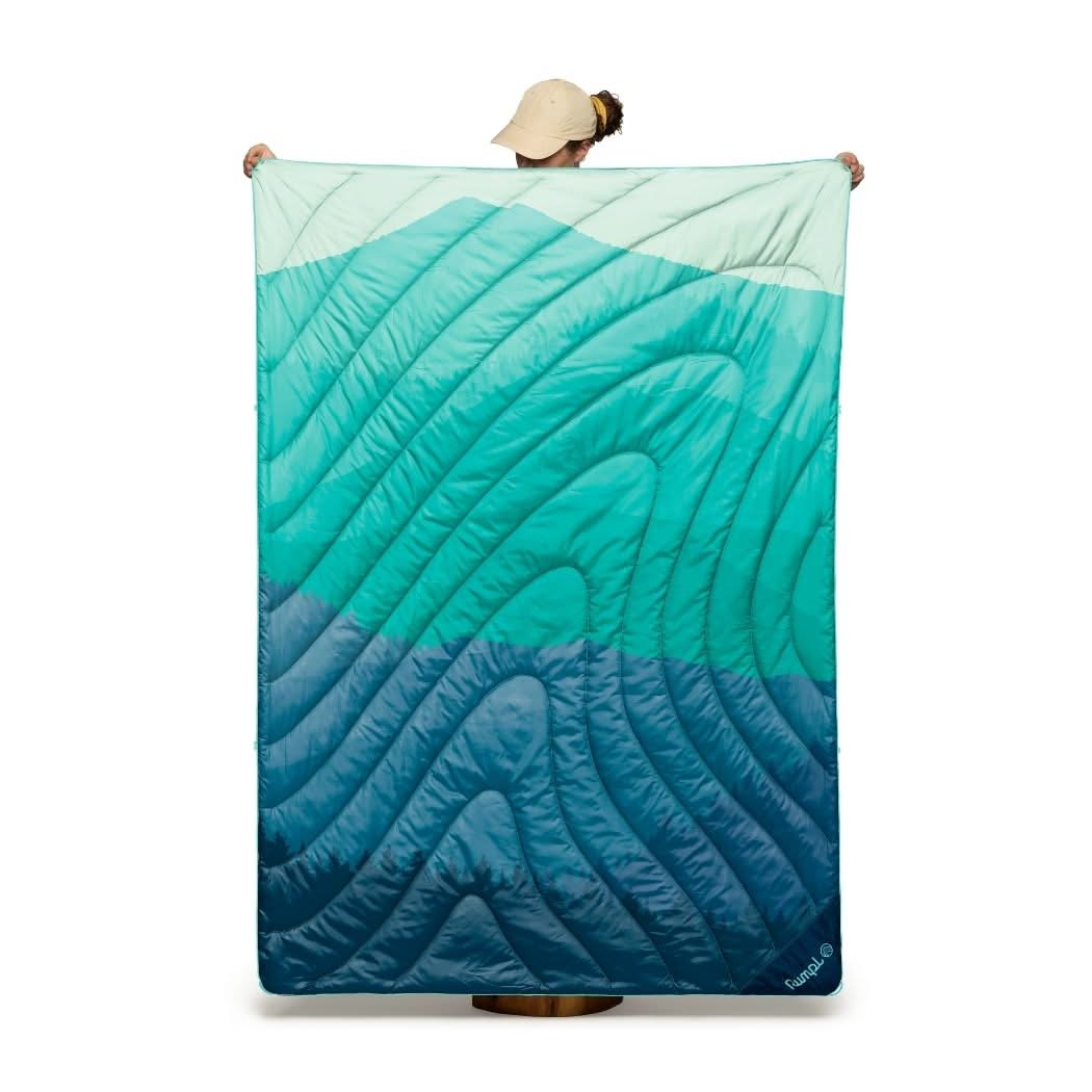 Original Puffy Blanket - Seascape Ridge Mountains - Custom