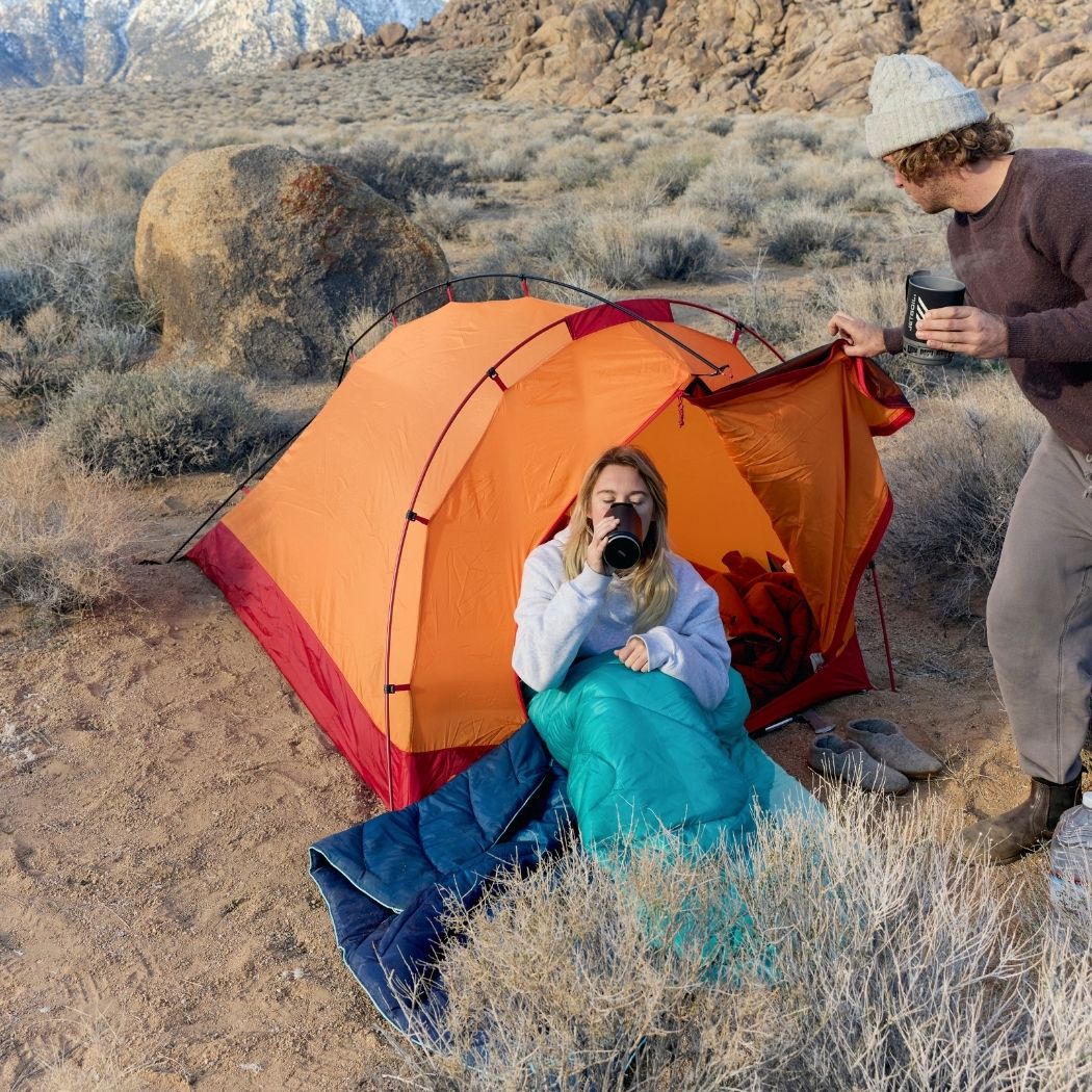 Original Puffy Blanket - Seascape Ridge Mountains