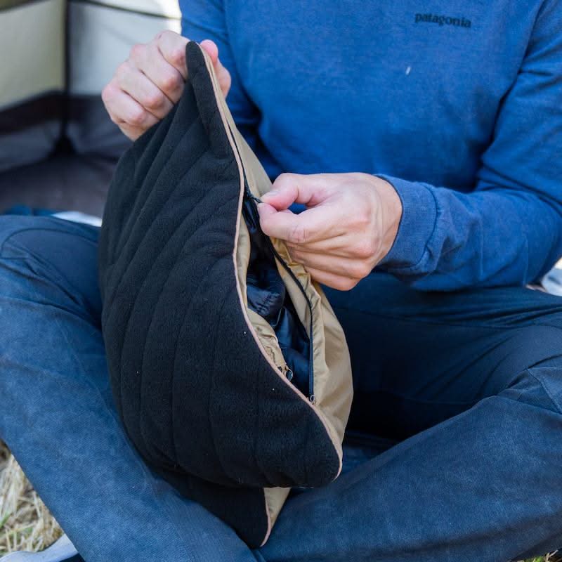 Rumpl The Stuffable Pillowcase - Black Stuffable Pillow