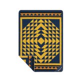 Merino Softwool Throw Blanket - Quilted Amber