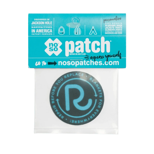 Noso NOSO Repair Patch - Rumpl Blue Logo Noso Repair Patch - Blue Circle Noso Patch