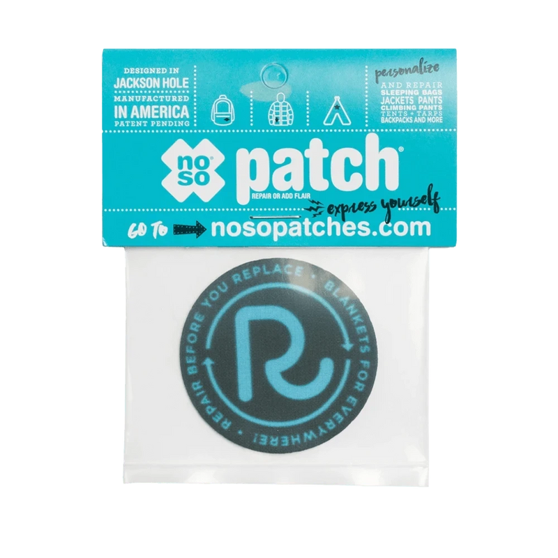 Noso NOSO Repair Patch - Rumpl Blue Logo Noso Repair Patch - Blue Circle Noso Patch