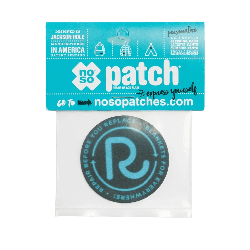 Noso NOSO Repair Patch - Rumpl Blue Logo Noso Repair Patch - Blue Circle Noso Patch