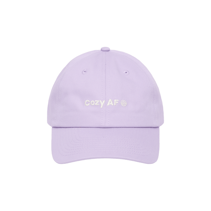 6 Panel Hat - Lavender Cozy AF