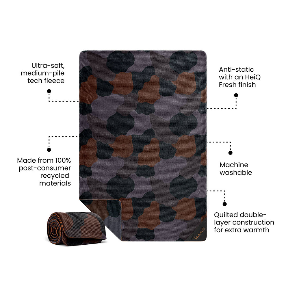 Après Fleece Blanket - Puzzled Black