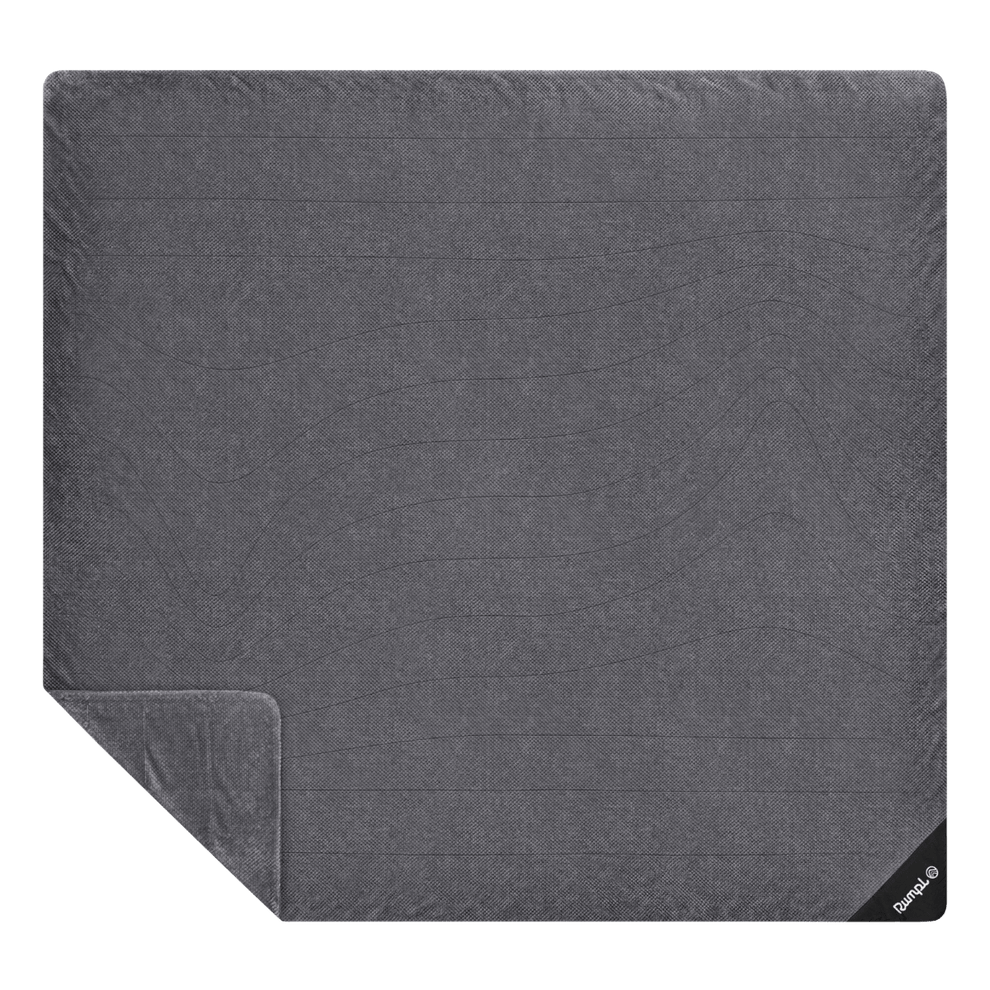 Après Fleece 2 Person Blanket - Charcoal Grey