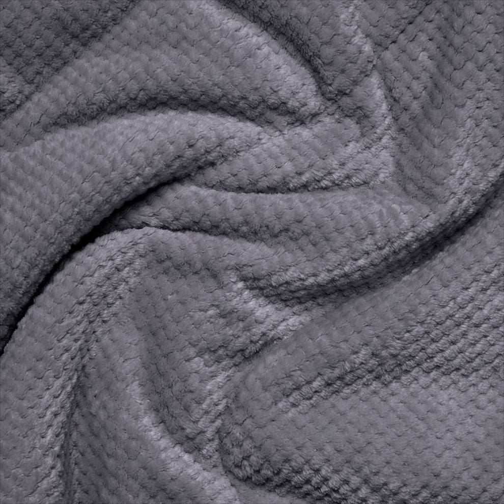 Après Fleece Throw Blanket - Charcoal Grey