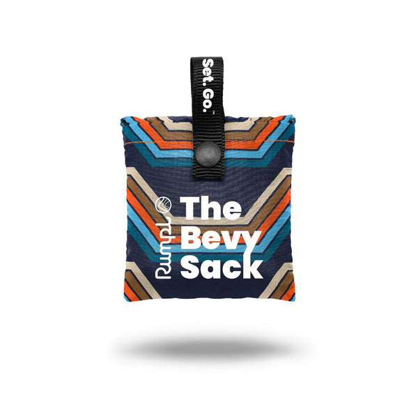 Bevy Sack™ - Midnight Retro Stripes