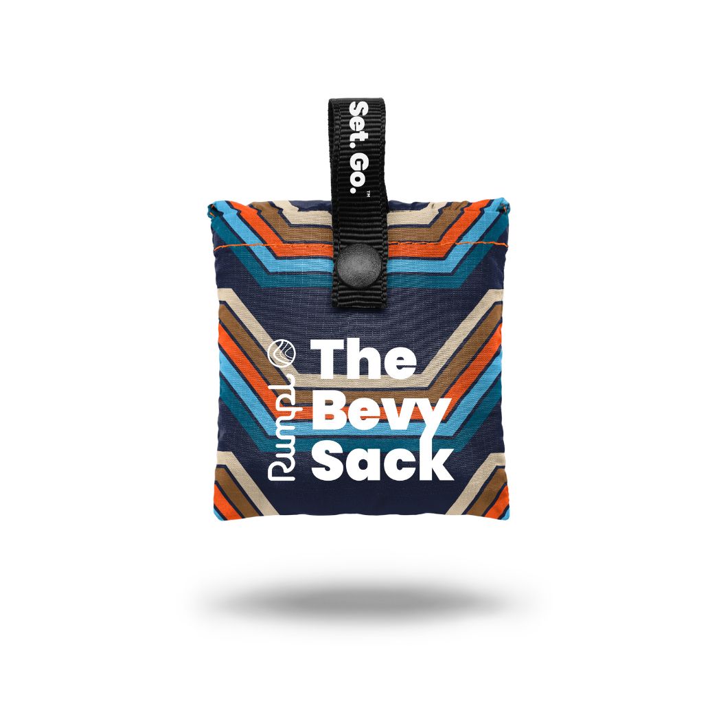 Bevy Sack™ - Midnight Retro Stripes