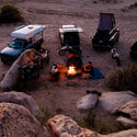 Flame Puffy Blanket - Deep Ember