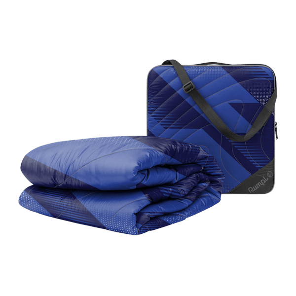 Gametime Puffy Blanket - Blue / Blue