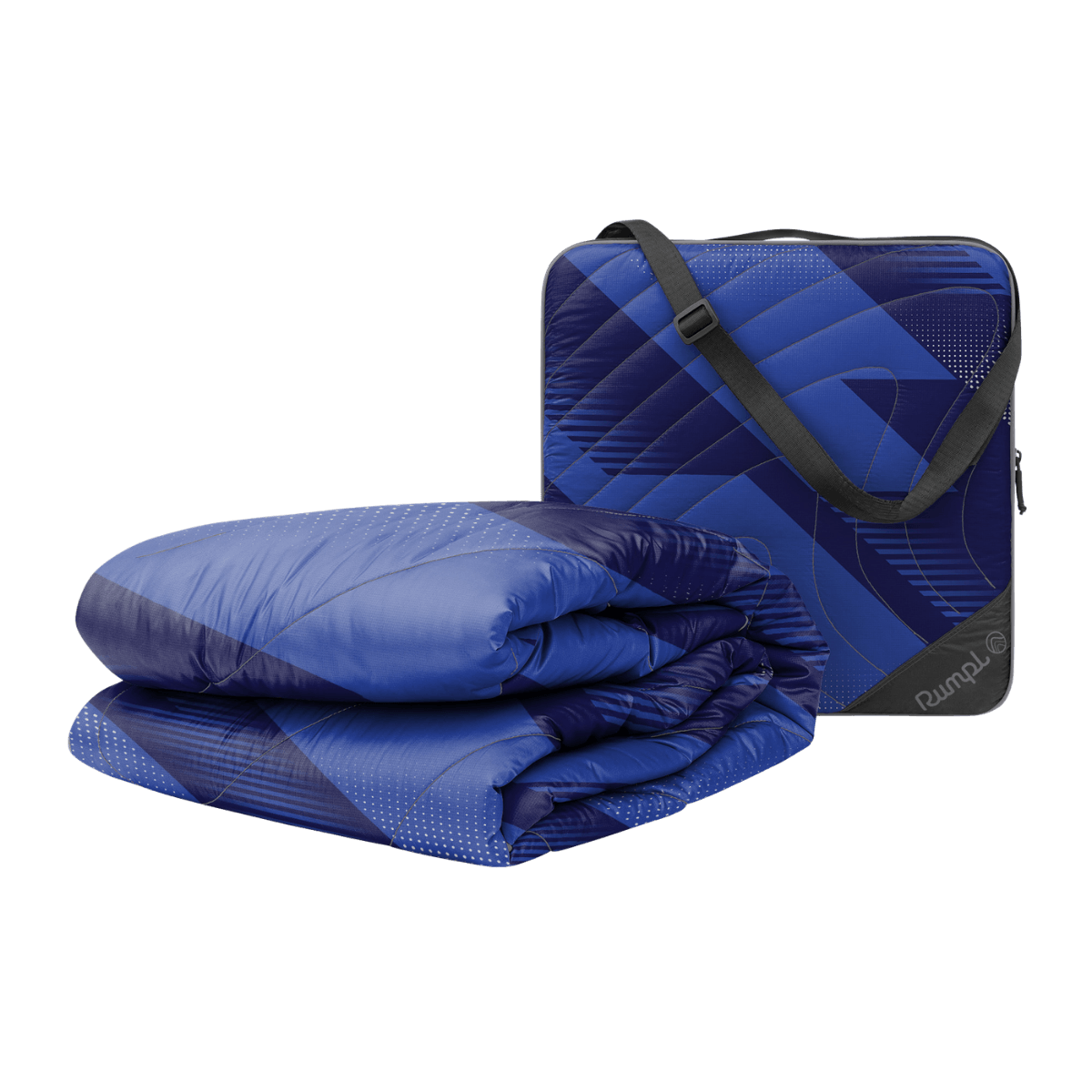 Gametime Puffy Blanket - Blue / Blue