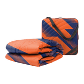 Gametime Puffy Blanket - Blue / Orange
