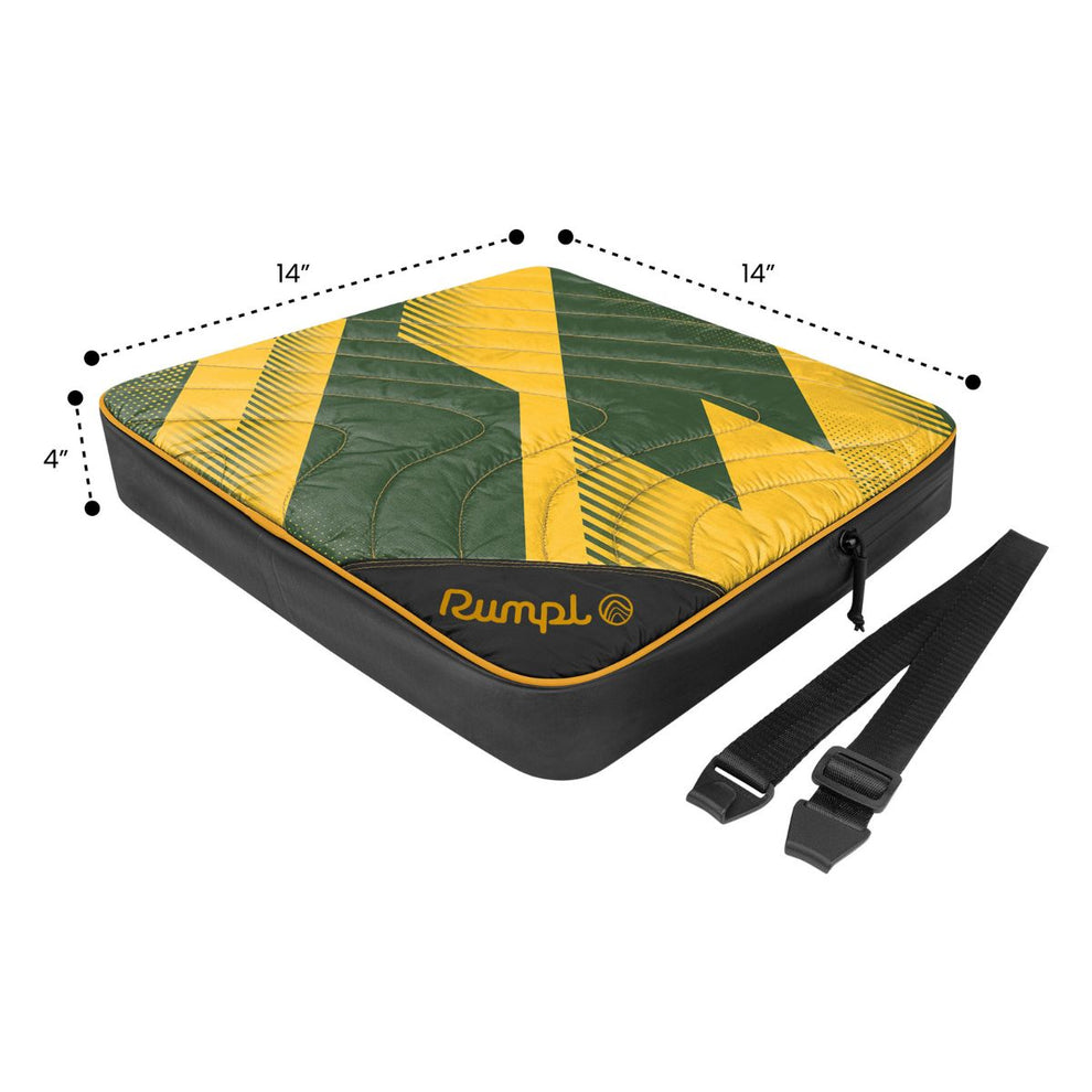 Gametime Puffy Blanket - Green / Yellow