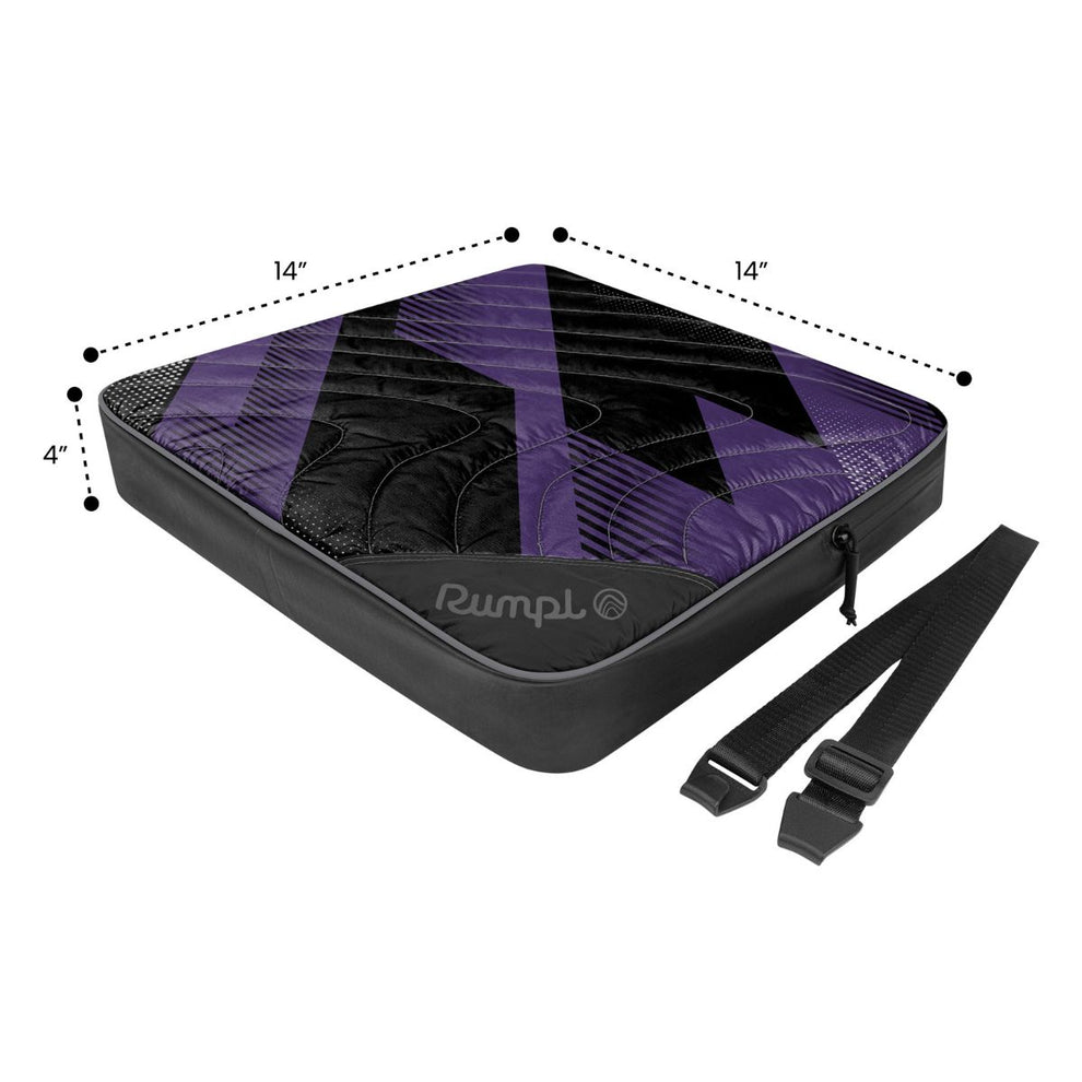 Gametime Puffy Blanket - Purple / Black