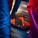 Gametime Puffy Blanket - Red / Black