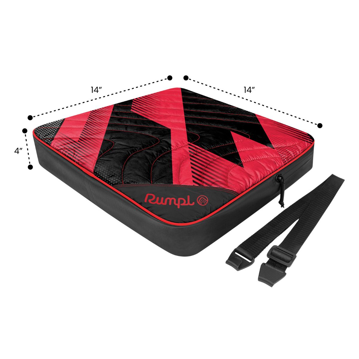 Gametime Puffy Blanket - Red / Black