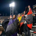 Gametime Puffy Blanket - Red / Black