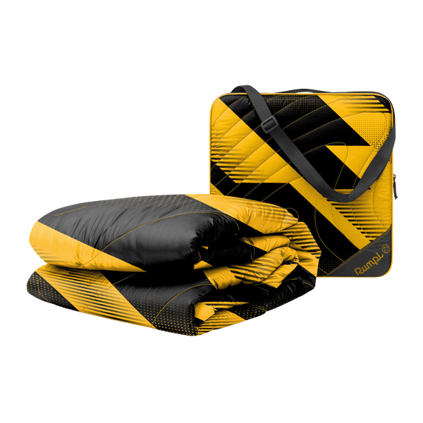 Gametime Puffy Blanket - Yellow / Black