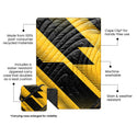 Gametime Puffy Blanket - Yellow / Black
