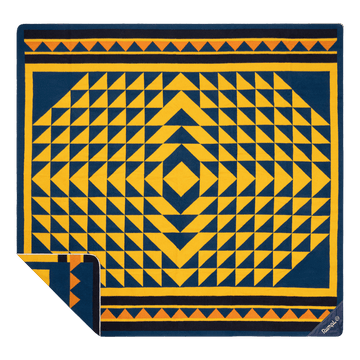 Merino Softwool 2 Person Blanket - Quilted Amber