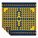 Merino Softwool 2 Person Blanket - Quilted Amber