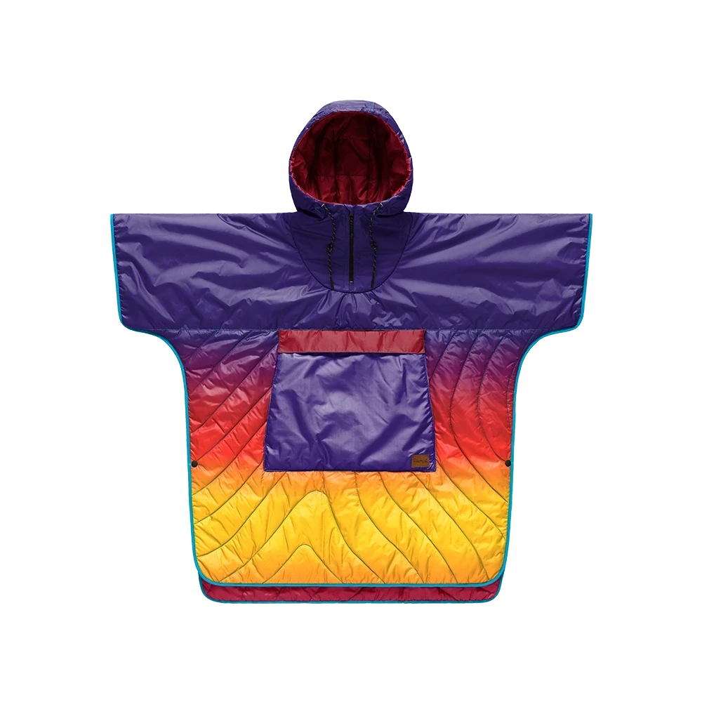 Original Puffy Poncho - Pyro Fade