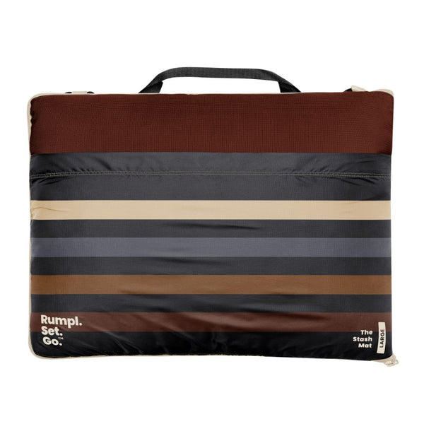 Stash Mat - Mocha Mini Stripes