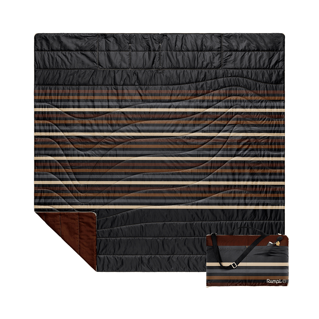 Stash Mat XL - Mocha Mini Stripes