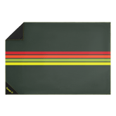 Pack Mat - Green Retro Stripes