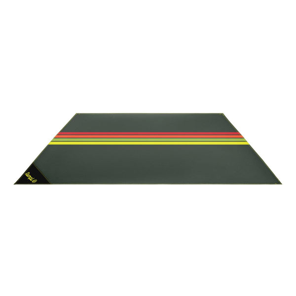 Pack Mat - Green Retro Stripes