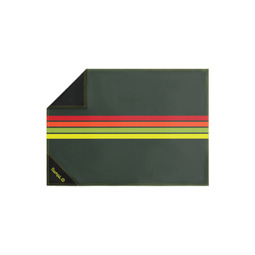 Pack Mat Micro - Green Retro Stripes