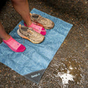 Pack Mat Micro - Green Retro Stripes