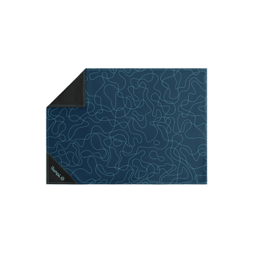 Pack Mat Micro - Puzzled Blue
