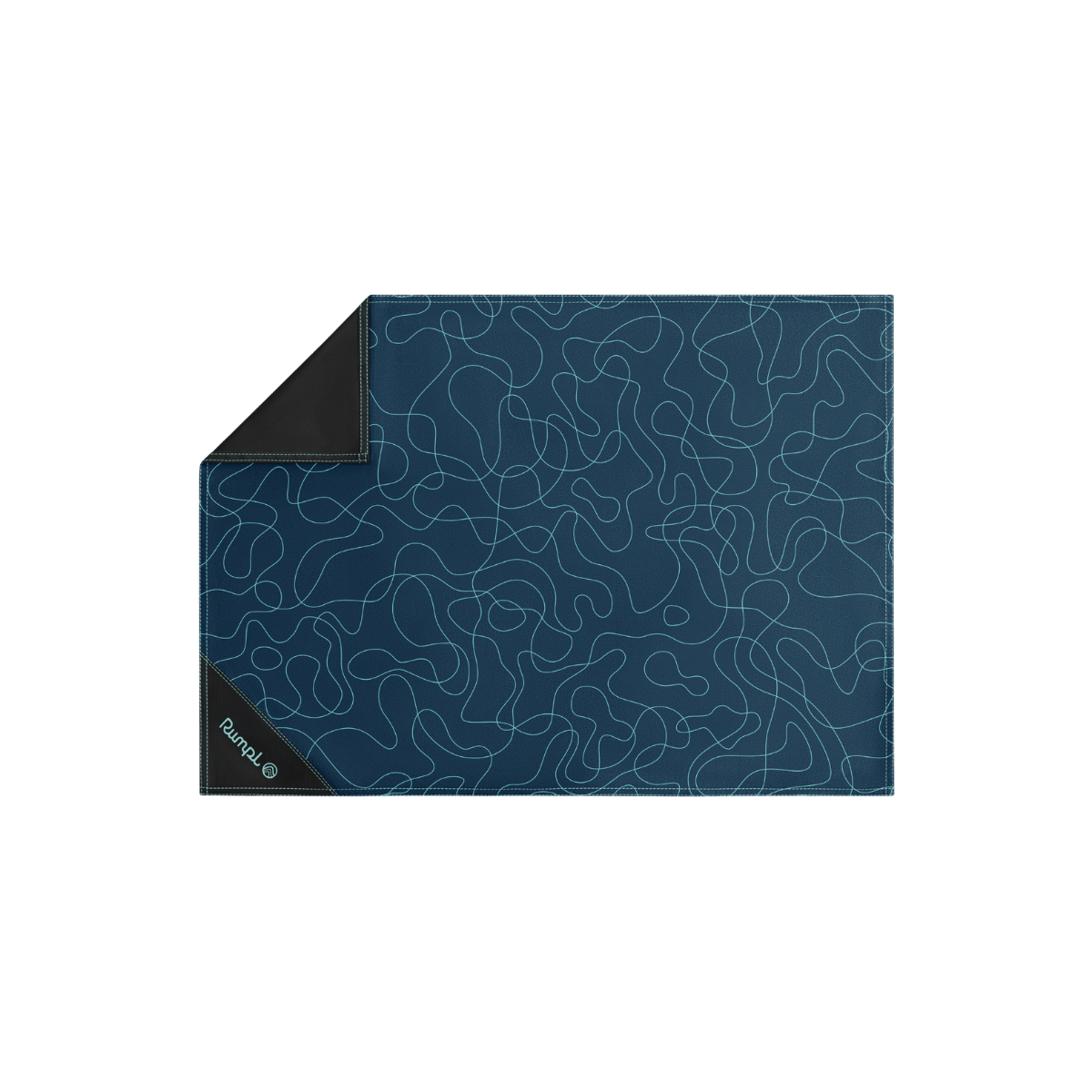 Pack Mat Micro - Puzzled Blue