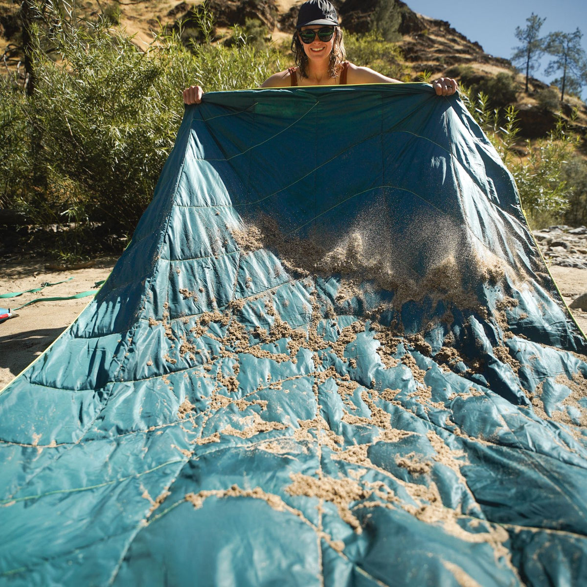 Backcountry Puffy Blanket - Mountain Green Peak