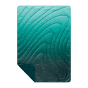 Fleece Puffy Blanket - Jade Fade