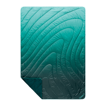 Fleece Puffy Blanket - Jade Fade