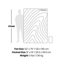 Fleece Puffy Blanket - Puzzled Fig