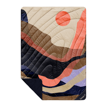 Fleece Puffy Blanket - Valley Dawn