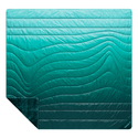 Fleece Puffy 2 Person Blanket - Jade Fade