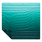 Fleece Puffy 2 Person Blanket - Jade Fade