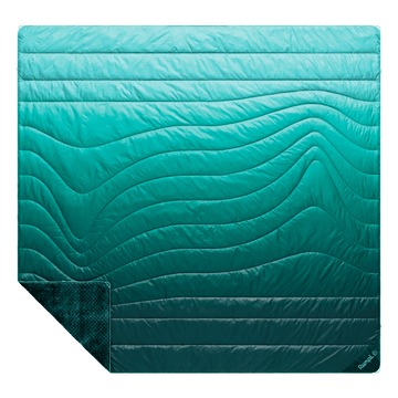 Fleece Puffy 2 Person Blanket - Jade Fade