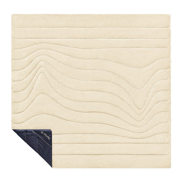 Fleece Puffy 2 Person Blanket - Midnight Bloom