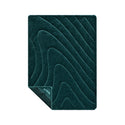 Fleece Puffy Throw Blanket - Jade Fade