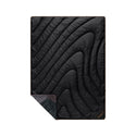 Fleece Puffy Throw Blanket - Puzzled Black