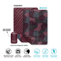 Fleece Puffy Throw Blanket - Puzzled Fig