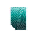 Fleece Puffy Mini Blanket - Jade Fade