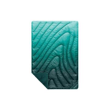 Fleece Puffy Mini Blanket - Jade Fade